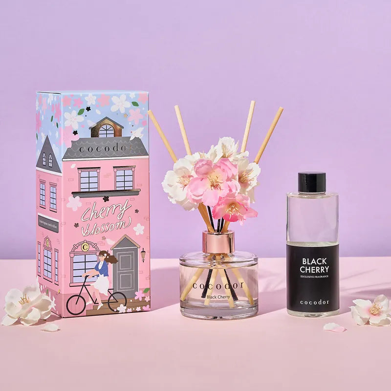 【COCODOR】櫻花系列擴香瓶-玫瑰花束 【COCODOR】Cherry Blooming Diffuser-Rose 120ml (15 CTN)