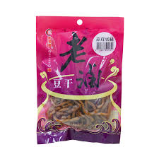 原味巡禮老滷豆乾- 蒜茸豆絲 100g  BEAN CAKE STRIPS- GARLIC FLAVOR 100G