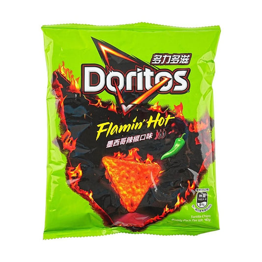 【DORITOS 多力多滋】 墨西哥辣椒口味玉米片48g  Doritos 48g-Jalapeno Tortilla Corn Chips (12 CTN)