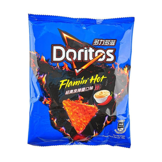 【 DORITOS 多力多滋】紐奧良辣醬口味玉米片48g  Doritos 48g-New Orleans Hot Sauce Corn Chips (12 CTN)