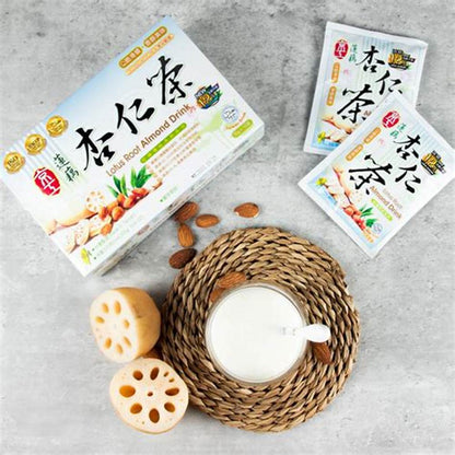 【京工】蓮藕杏仁茶-減糖 30g【King Kung】 Lotus Root Almond Drink-Less Sugar 30g*10 (32 CTN)